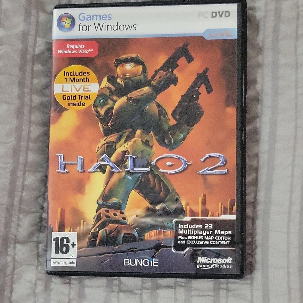 Halo 2 PC DVD Game - Black Case
